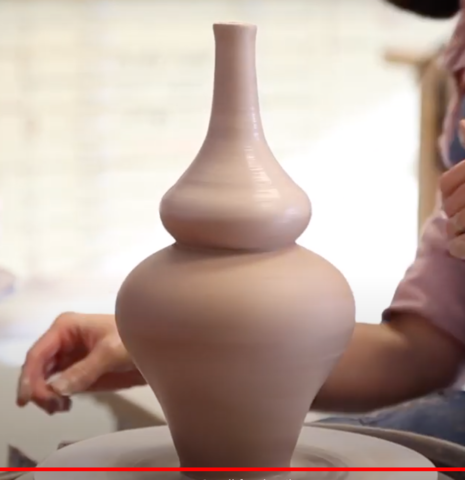 Basic Construction of Vase Completed