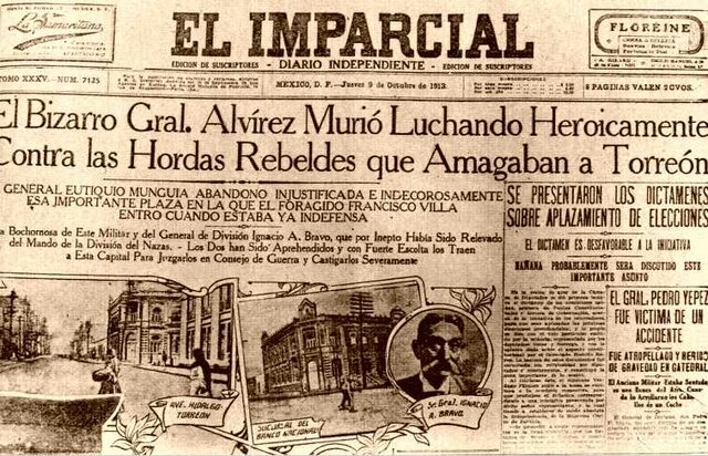 Creación del periódico "El Imparcial"