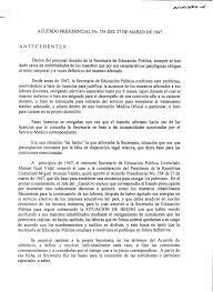 Acuerdo presidencial