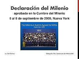 Modernización administrativa y con la declaración del milenio