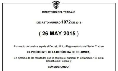 DECRETO 1072