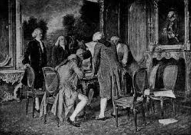 Paz de paris entre Francia, Inglaterra y las colonias americanas