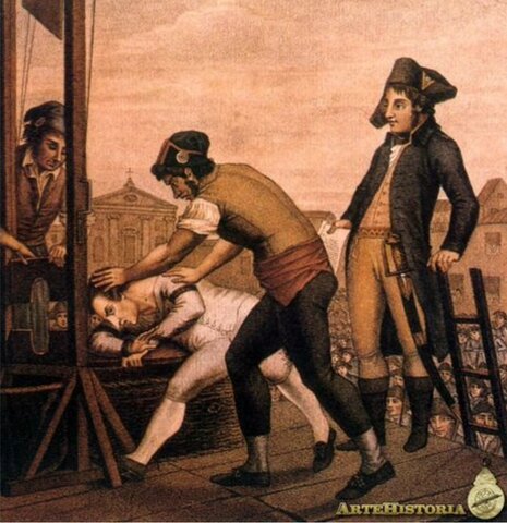 Ejecucion de Robespierre