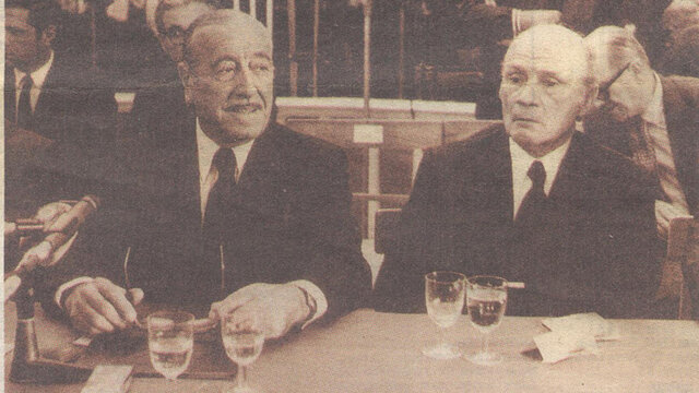 Renuncia de Campora y Solano Lima