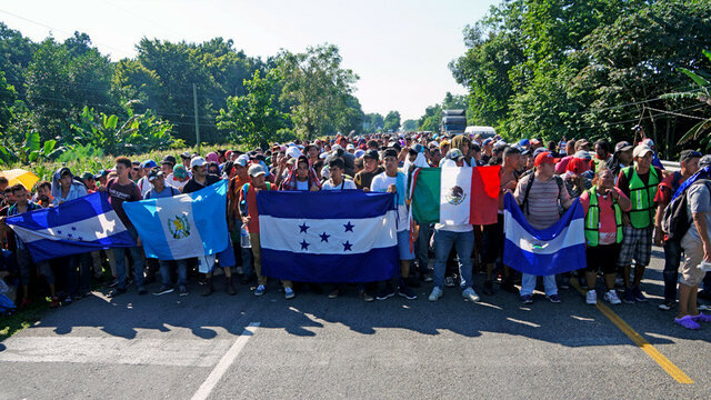 Caravana migrante Honduras