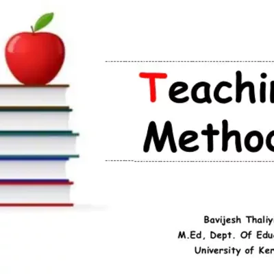 Timeline: Teaching Methods