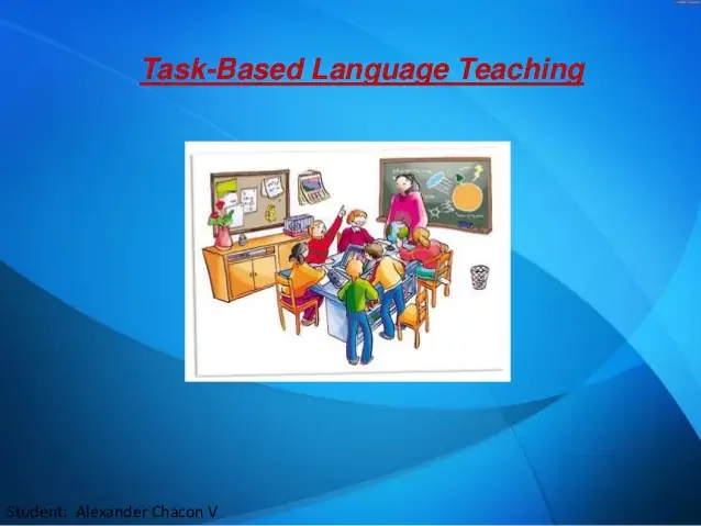 Task Based Language Teaching