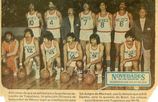 Seleccion de basquetbol en Montreal 1976