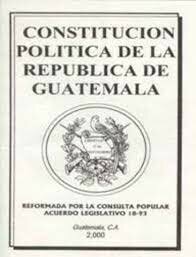 Constitución política de Guatemala
