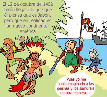 Colón llega a América