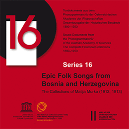 EPIC FOLK SONGS FROM BOSNIA AND HERZEGOVINA THE COLLECTION OF MATIJA MURKO