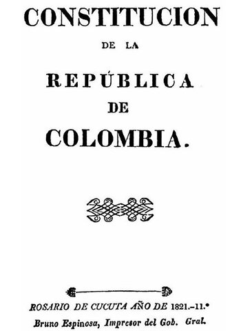 Constitución de Cúcuta