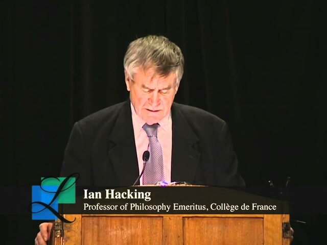 Proof, Truth, Hands, and Minds - A Lecture by Ian Hacking