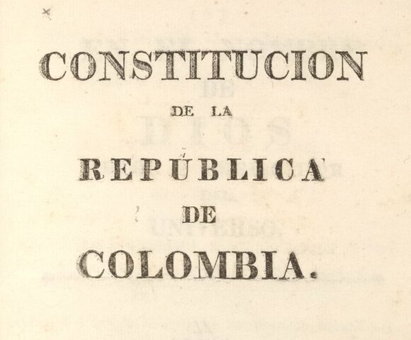 Constitución República de Colombia