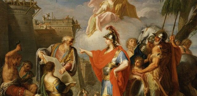 Aristóteles se convierte en preceptor de Alejandro Magno