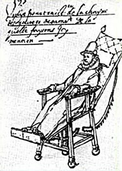 Primera silla de ruedas auténtica