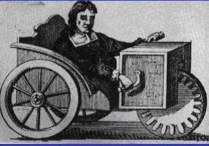 Primer vehiculo autopulsable de silla de ruedas