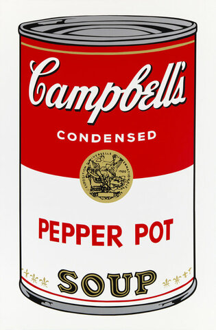 Campbell's Soup Cans by Andy Warhol