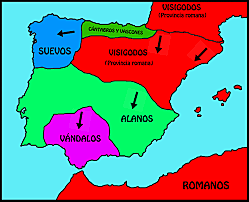 Sueus, vàndals i alans a Hispania
