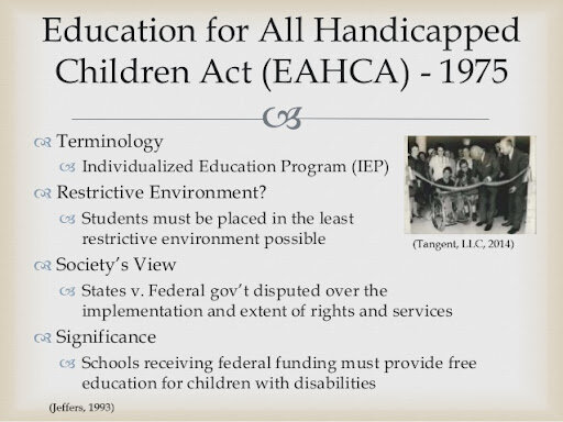 Education for All Handicapped Children Act