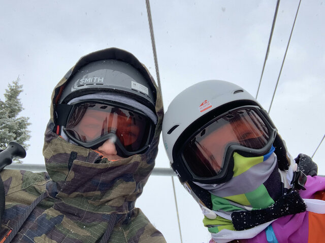 First Time Skiing