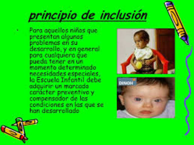 Desarrollo del Principio de Inclusión a partir de la Conferencia de la UNESCO en Tailandia.