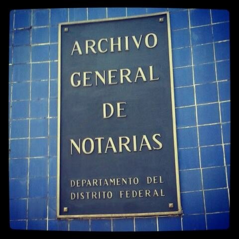 Se crea el Archivo General de Notarias.