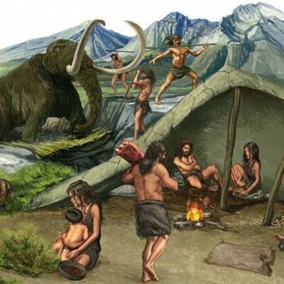 Timeline: MODOS DE PRODUCCION A TRAVES  DE LA HISTORIA DEL HOMBRE