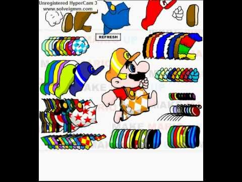 Dress Up Mario! making:Gold Mario!!