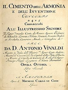 Le Quattro stagioni (1725)