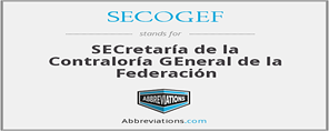 Secretaría de la Contraloría General de la Federación