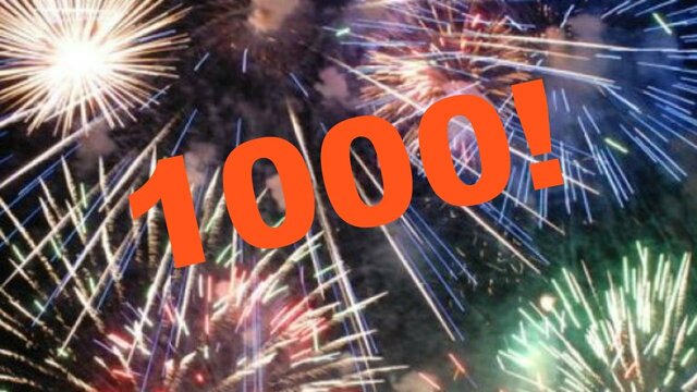 1,000 Subscribers Reached