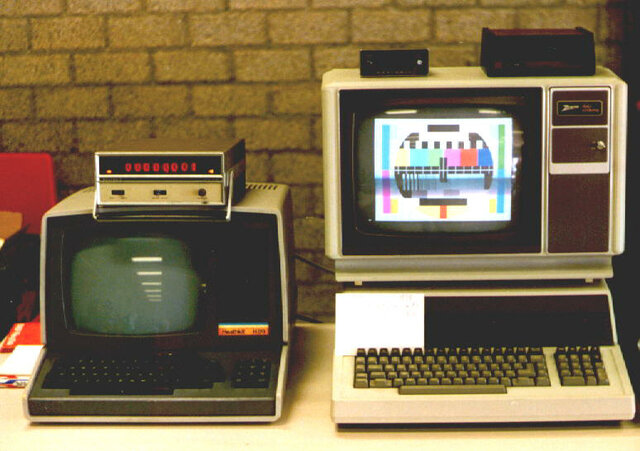 Conexión de las primeras computadoras