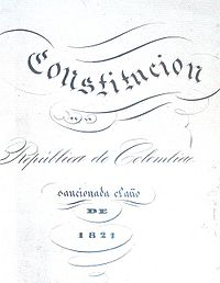CONSTITUCION DE CUCUTA