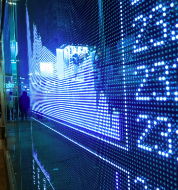 Desenso de La Bolsa de Valores