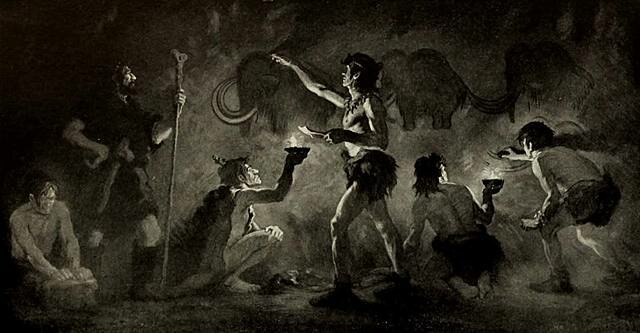 La revolución cognitiva. Aparición de lenguaje ficticio.