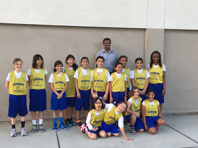 Got on the basketball team in elementry