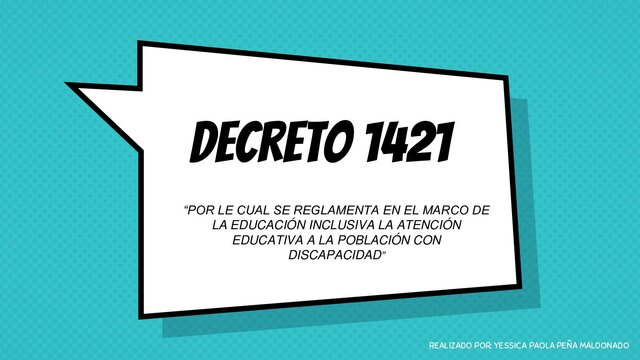 Decreto 1421