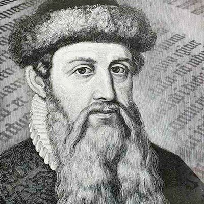 Johanes Gutemberg.