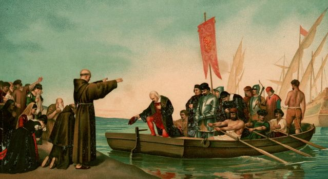 Colón partió del puerto de Palos de Moguer, España