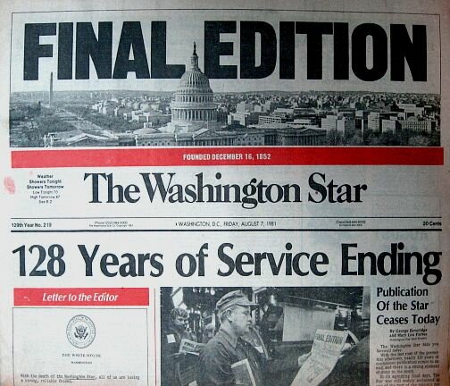 Copy Boy at The Washington Star