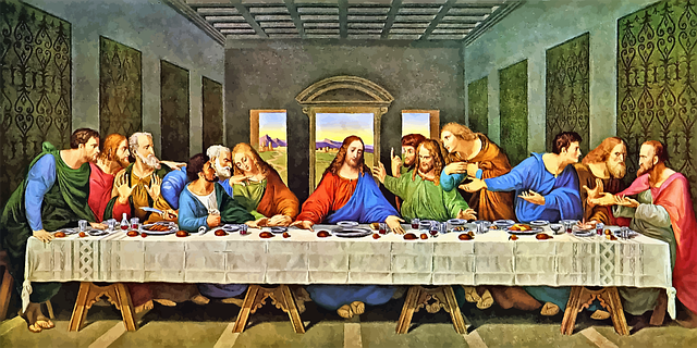 Leonardo da Vinci Pinta La Última Cena
