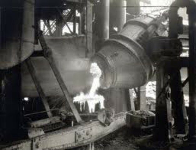 Convertidor de hierro en acero