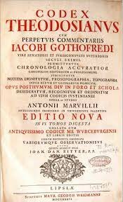 CODEX THEODOSIANUS