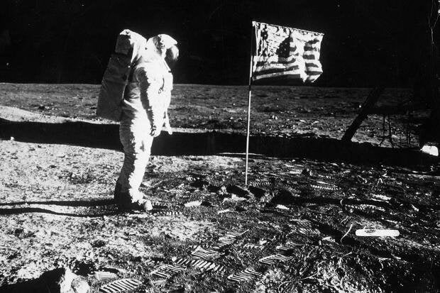 First human on the Moon