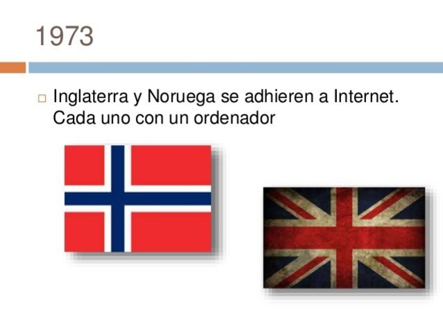 Reino Unido y Noruega se adhieren a Internet