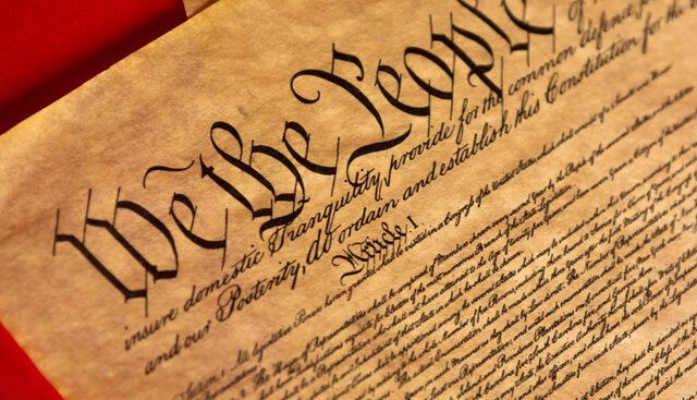 U.S. Constitution written