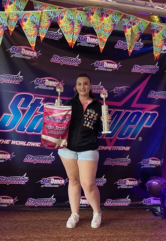Won first in all my dances at Nationals