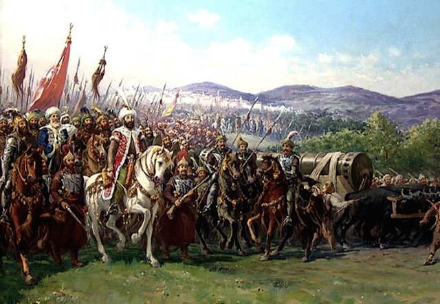 Caída de Constantinopla en manos de los turcos
