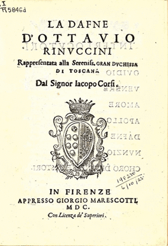 Dafne, the first opera